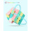 ROXENDA Speed Cube Set, 2X2 3X3 Pyramid Speed Cube Stickerless Fast Cube with Instruction (Macaron cube set) 7