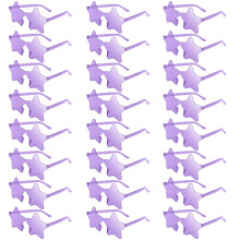 NACHLYNN Rimless Star Shaped Sunglasses Pentagram Glasses Transparent Sunglasses Valentine Day Party Favor
