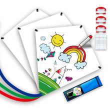 SGftre DIY Blank Diamond Kite for Kids & Adults Easy to Fly,Kite Making Kit Bulk,Kites are Used for Parties and Outdoor Beach Activities