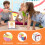 Large Dice 2 Pcs 10cm Foam Dice with Pockets Exercise Dice for Kids 3