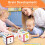 Large Dice 2 Pcs 10cm Foam Dice with Pockets Exercise Dice for Kids 4
