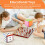 Large Dice 2 Pcs 10cm Foam Dice with Pockets Exercise Dice for Kids 5