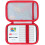 Lebakort Storage Case Compatible with GiiKER Super Puzzle Games,White+Red 1