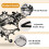 Oidea Couples Masquerade Mask Set, Vintage Half Face Masks 5