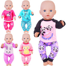 ZITA ELEMENT 5 Sets Baby Doll Clothes for 35-45 CM /14-18 Inch Dolls