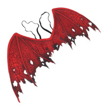 Alipis Red_Devil Wings Non-Woven Bat Demon Costume Prop for Cosplay