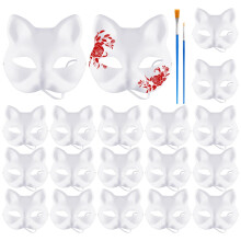 20PCS Cat Masks to decorate Therian Mask Kit