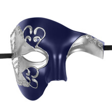 Oidea Masquerade Mask for Men: Vintage Phantom Of The Opera Mask Halloween Costume Prom Venetian Mardi Gras Half Face Party Masks