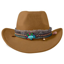 Cowboy Hat Halloween Costume Cowgirl Hat for Women Men Adult Western Cow Girl Hat
