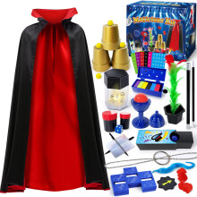 PATIFEED Magic Set, Magician Costume with Magic Props for Kids