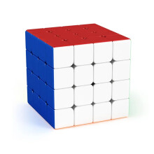XMDCuber MeiLong 4M Speed Cube 4x4 Stickerless, Meilong 4x4 M Magic Cube (M Version)