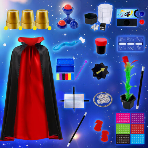 PATIFEED Magic Set, Magician Costume with Magic Props for Kids 1