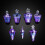 Cusdie 7-Die Sharp Edges DND Dice Set, Potion Shaped D&D Dice, Handcrafted Polyhedral Dice Set 1