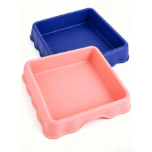 2 Pack Play Trays for Kids, Stackable Sand & Water Tray for Sensory Play and Messy Play, Plastic Activity Trays for Indoor Outdoor Learning