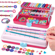 TingingYuli Friendship Bracelet Making Kit for Girls 6-12 with Storage Box