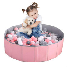 Ball Pit, Foldable Baby Ball Pit, 80 CM Kids BallPit for Children Girls Boys, Nursery Baby Playpen