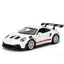 1/36 Porsche 911 GT3 RS Car Models, Collectible Diecast Pull Back Vehicles Toy Car, Birthday Gifts for Boys Girls (White)