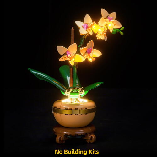 Light Kit Compatible with Lego 10343 Mini Orchid (No Model) 1