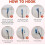 Malloom Latch Hook Kit, Rug Making Kit for Beginners, Butterfly 52 x 38cm 3