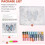 Malloom Latch Hook Kit, Rug Making Kit for Beginners, Butterfly 52 x 38cm 6