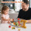 Magnetic Blocks Travel Set for Kids 35pcs: Engineer Iron Case Creative Play 7