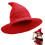Boyiee Knitted Witch Hat Wide Brim Pointed Cap 1