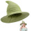 Boyiee Knitted Witch Hat Wide Brim Pointed Cap 1