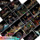 16Pcs A4 Scratch Art Paper for Adults, Rainbow Night View Scratch Template 4