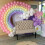 Rainbow Linking Balloons, 145PCS Colorful Quick Link Balloons Assorted 4