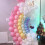 Rainbow Linking Balloons, 145PCS Colorful Quick Link Balloons Assorted 7