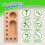 LearnToy Montessori Busy Board with Wooden Screwdriver 4