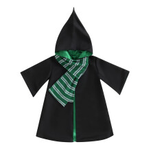 Kids Toddler Baby Girl Boy Wizard Costume Long Sleeve Hooded Robe Infant Halloween Outfits
