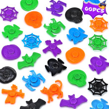 nicknack Halloween Mini Fidget Spinners Party Bag Fillers for Kids 60PCS