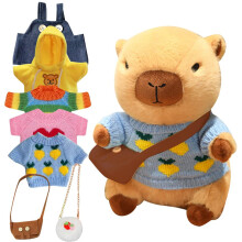 Dress Up Capybara Plush Toy, Capybara Plush With Clothes & Accessories