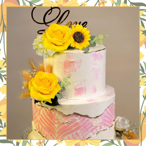 Sunflower Cake Decorations - 19PCS Sunflowers Birthday Decor 2
