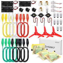 Sntieecr 3 Pack 42 PCS Electric Circuit Motor Kit with Organize Bags