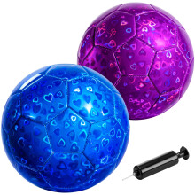 Vastoy Glitter Size 2/3 Football for Kids Ages 3-8, Outdoor Garden Toy