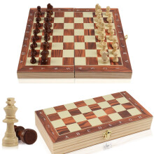 2929cm Magnetic Chess Set Luxury for Adults,Portable Folding Travel Chess Set Magnetic Wooden Chess Board Game,Handmade 32 Chess Pieces