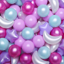 GOGOSO Ball Pit Balls Stars Moon Shapes Plastic Playballs for Toddlers