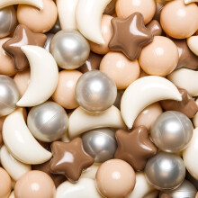 GOGOSO Ball Pit Balls Stars Moon Shapes Plastic Playballs for Toddlers