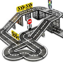 Magnetic Tiles Road Set for Kids 3+ Years Magnet Toy for Toddler