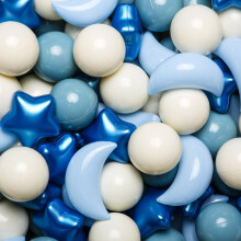 GOGOSO Ball Pit Balls Stars Moon Shapes Plastic Playballs for Toddlers