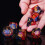 ORUZA Liquid Core DND Dice Set Polyhedral Resin Sharp Edge D&D Dice 7 PCS 5