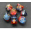 ORUZA Liquid Core DND Dice Set Polyhedral Resin Sharp Edge D&D Dice 7 PCS 8