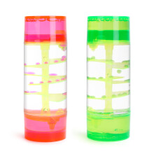 LULUFUN Liquid Motion Timer Bubbler, Sensory Toys for Visual Relaxation, Colorful Oil Hourglass, Calm Stress Relief Desk Toys
