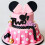 Mouse Cake Topper Oh Twodles Pink Bow Ears Cake Decorations 4
