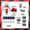 JeVenis Race Car Cake Decorations Car Cake Topper 2