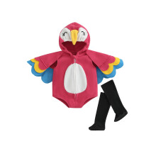 SANSIWU Newborn Baby Halloween Animal Costume Boy Girl Cute Zip Up Hooded Infant Bird Costume Fall Winter Clothes Halloween Gifts