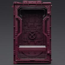 TOYVERSE JOYTOY, Showcase for Figurines, Showcase for Individual Soldier, Stellar Purple B, Showcase for Collection, 15 Years and Up