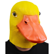 Duck Mask Halloween - Realistic Full Head Latex Animal Party Costume and Cosplay Prop